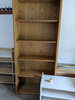 Wood bookshelf
