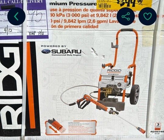 Rigid Pressure Washer