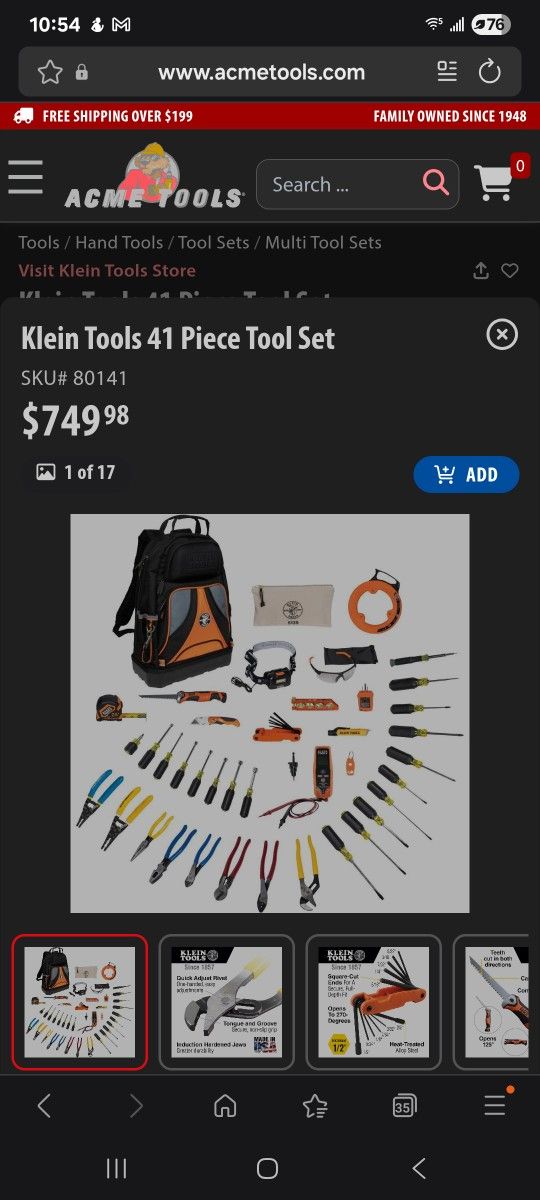 Klein TOOLS 41 Piece Tiol Set