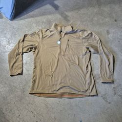 5.11 Tactical Men's XL Coyote Tan Quarter Zip Pullover Long Sleeve