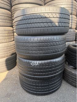4 tires 255-45-19 continental 79% tread life $270 all four mounted and balanced