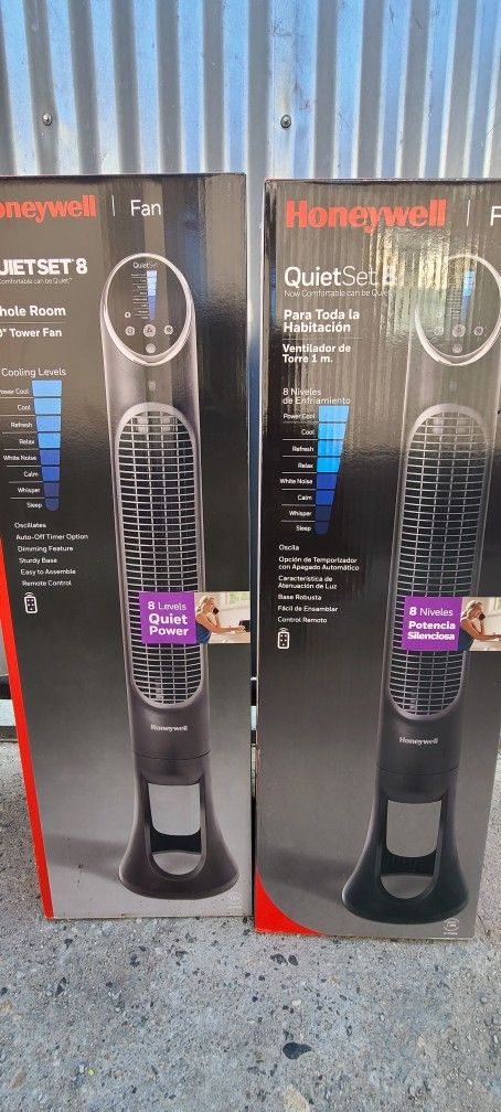 Honey Well Fan Room Cooler Quiet Set 8