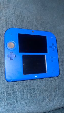 Nintendo 2DS with animal crossing new leaf game and memory card