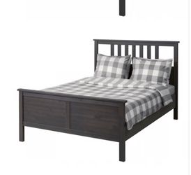 Queen Hemnes ikea bed frame