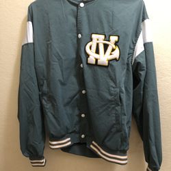 Green Vintage Bomber Jacket