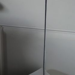 Chrome Metal Freestanding Toilet Paper Stand
