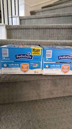 Unopened Pediasure grow and gain, vanilla flavor