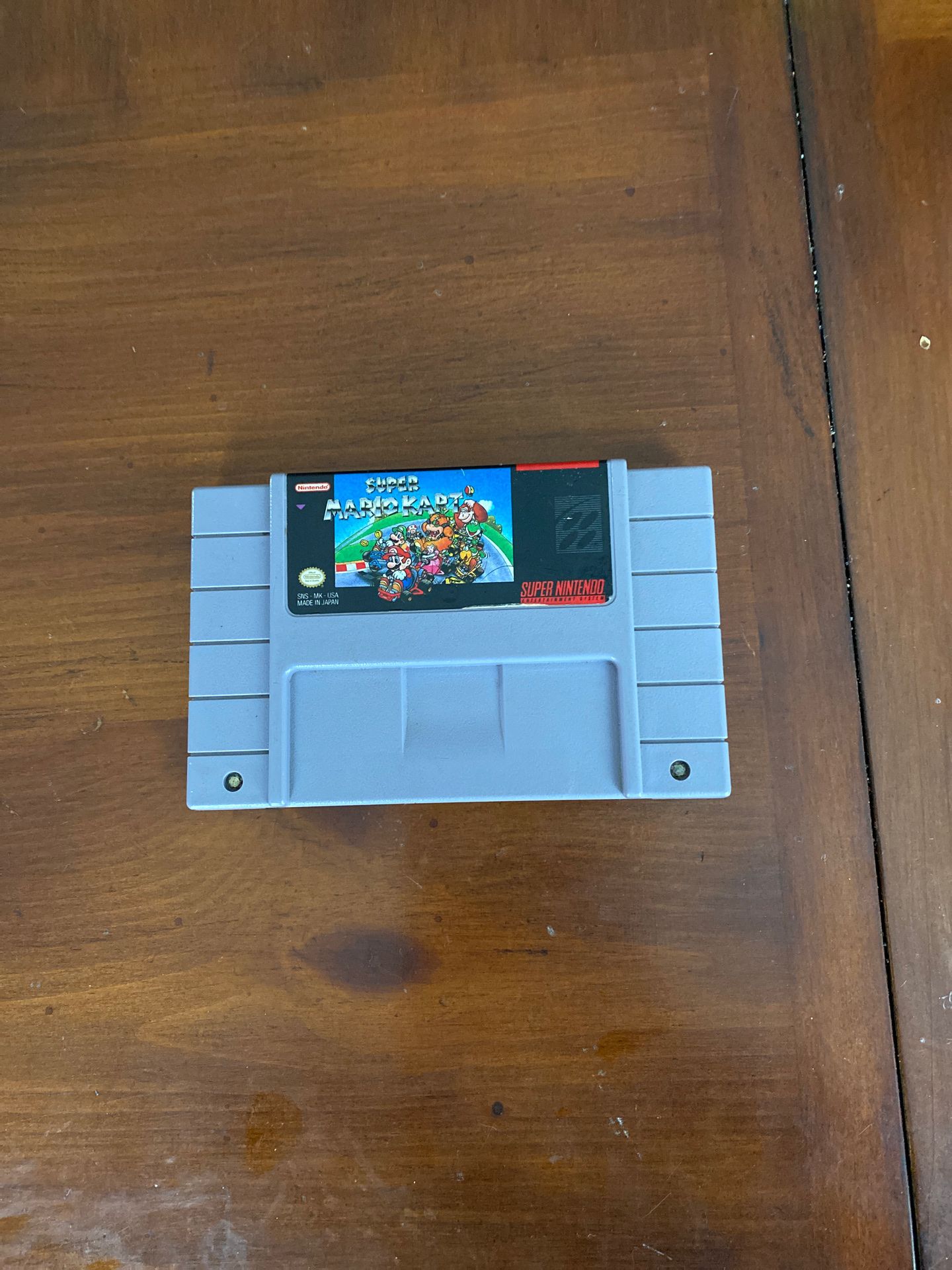 Super Mario kart of SNES