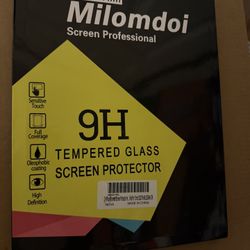 Milomdoi 3 Pack Screen Protector for iPad Pro 13 Inch 2024 7th Generation with 3 Pack Tempered Glass Camera Lens Protector, 9H Tempered Glass, Case Fr