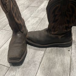 Rio Flex

Men's 11-inch Waterproof, Safety Toe Pull-On Boot western style - "Redwing"

Size 9.5