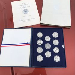  1973 America's First Medals Commemorating Battles Of American Revolution US Mint