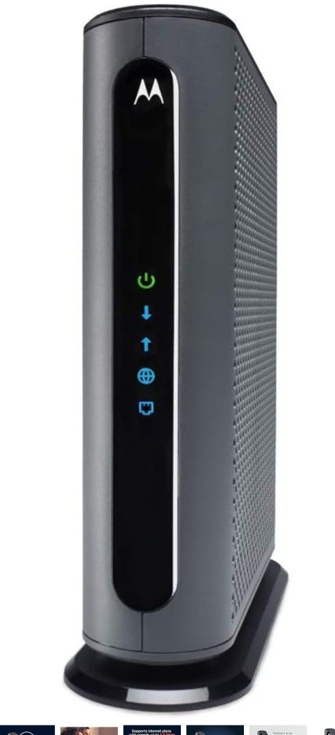 Motorola MB8611 DOCSIS 3.1 Multi-Gig Cable Modem | Pairs with Any WiFi Router