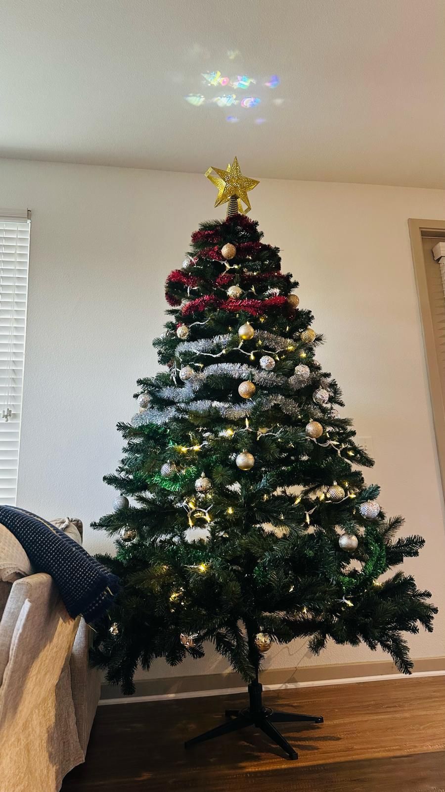 Fully Decorated Christmas Tree