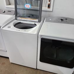 SET KENMORE WASHER AND ELECTRIC DRYER WITH WARRANTY 