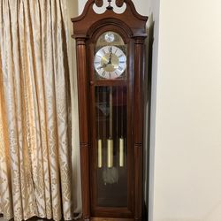 Solid Walnut Grandfather Clock