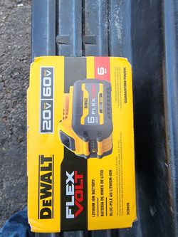 Dewalt battery flex volt 6.0