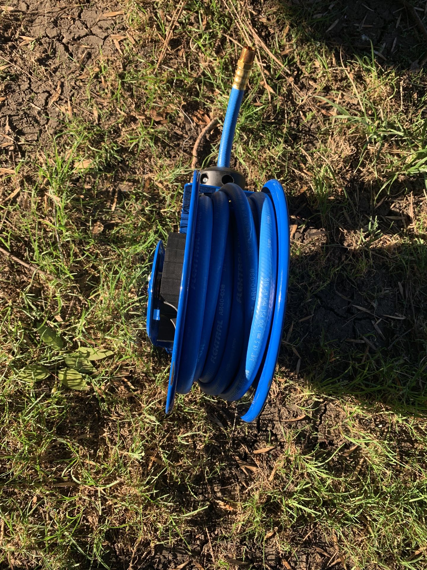 For Sale: Hand Crank Hose Reel Air Compressor