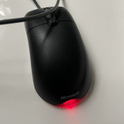 Microsoft Basic Computer Laptop Black Mouse EUC