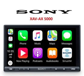 Sony 7” double din car stereo WITH INSTALLATION apple CarPlay & android auto