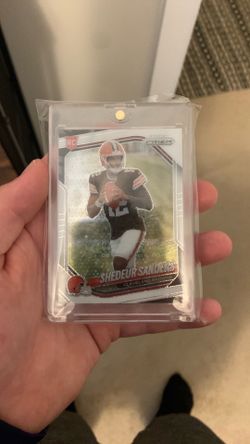 Shedeur Sanders rookie prism card