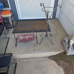 Vintage plant stands!
