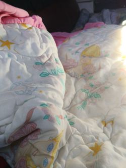 Girls Princess Quilted Comforter Bedding