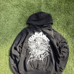 Sp5der Black Hoodie