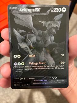 Pokemon: Zekrom EX Black Bolt 172/086