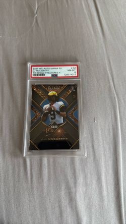 🔥 2024 PSA 8 JJ McCarthy 1/1 Wildcard Mania $60.00 Vikings