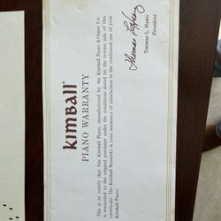 Kimball Upright Piano 