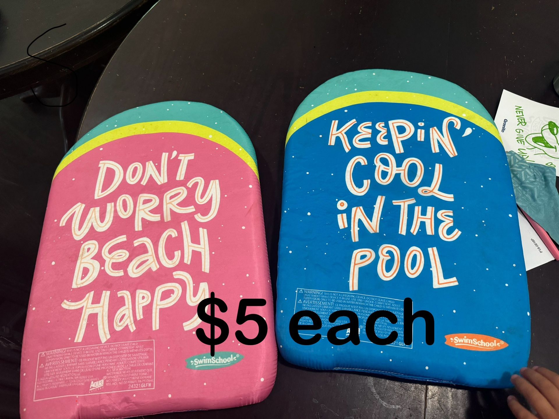 Swimming Boogie Boards