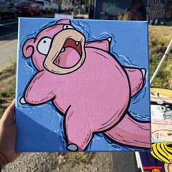 Slowpoke Painting 