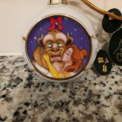 Disney Theme Park Beauty and The Beast Artist Collection Ornament - New