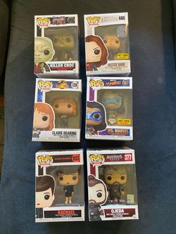 Assorted Funko Pops In Box/ 10 Dollars Each