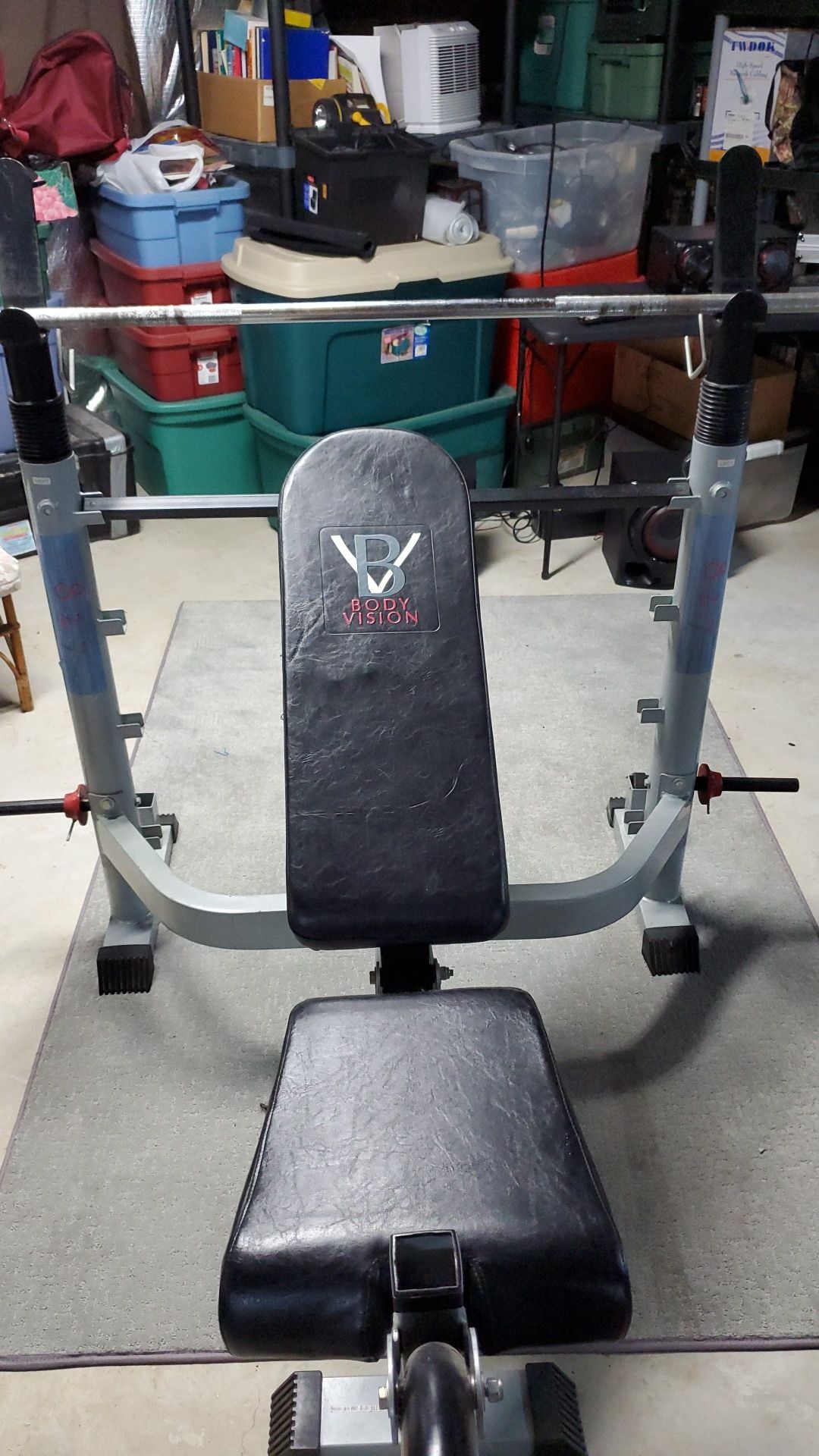 Body vision 4 position weight lifting bench