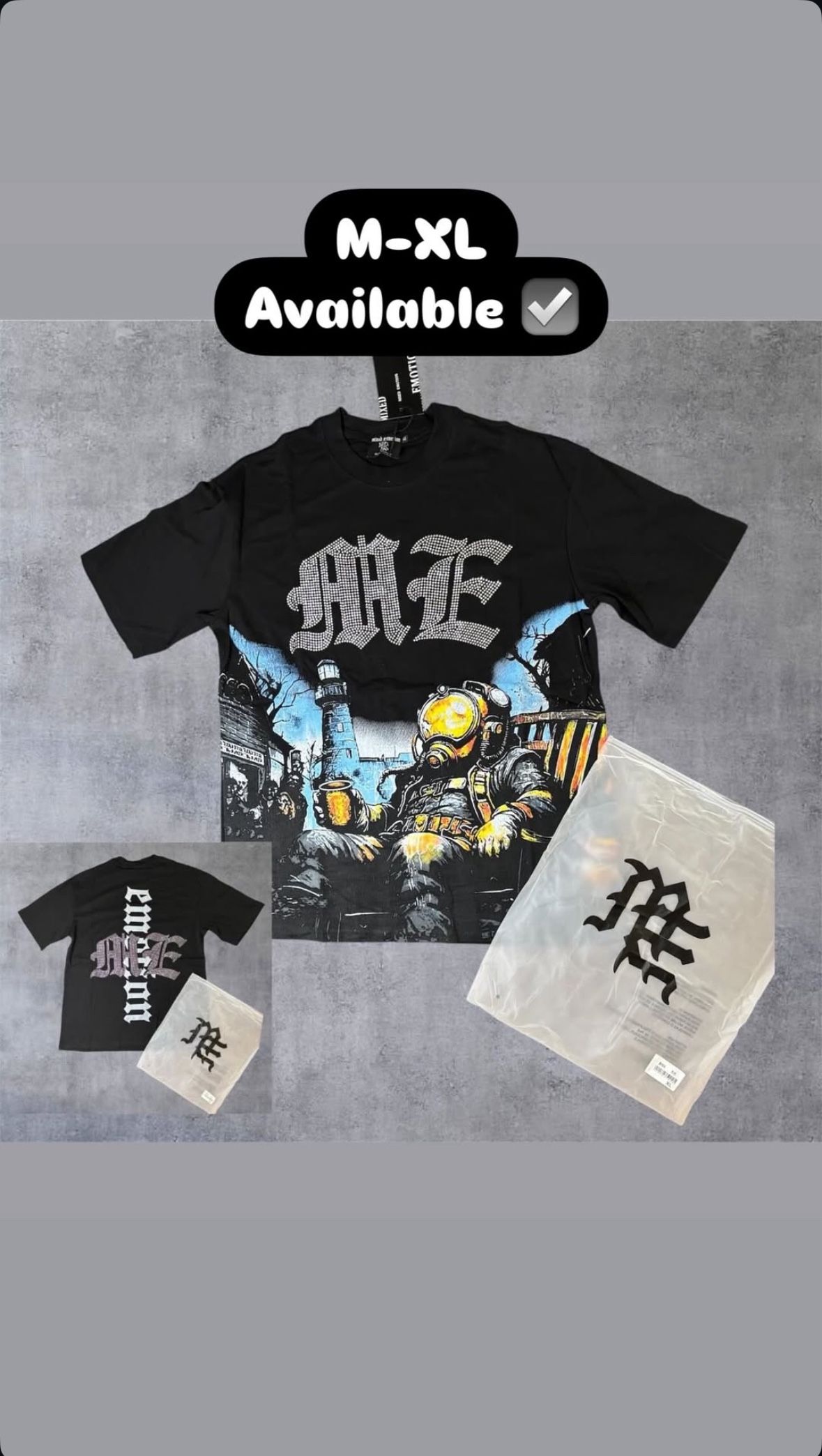 Mixed Emotion Gas Mask Shirt