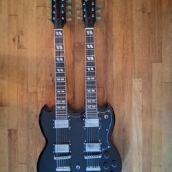 Double Neck 6/12 Strings SG Electric Guitar