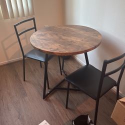 Table and chairs