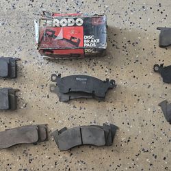Lot of brake pads for gm cars and trucks