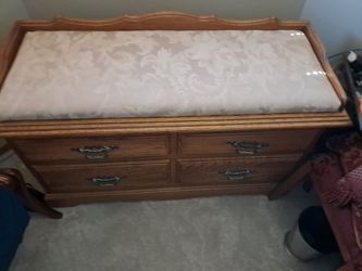 Solid oak trunk...hope chest, seat, extra storage