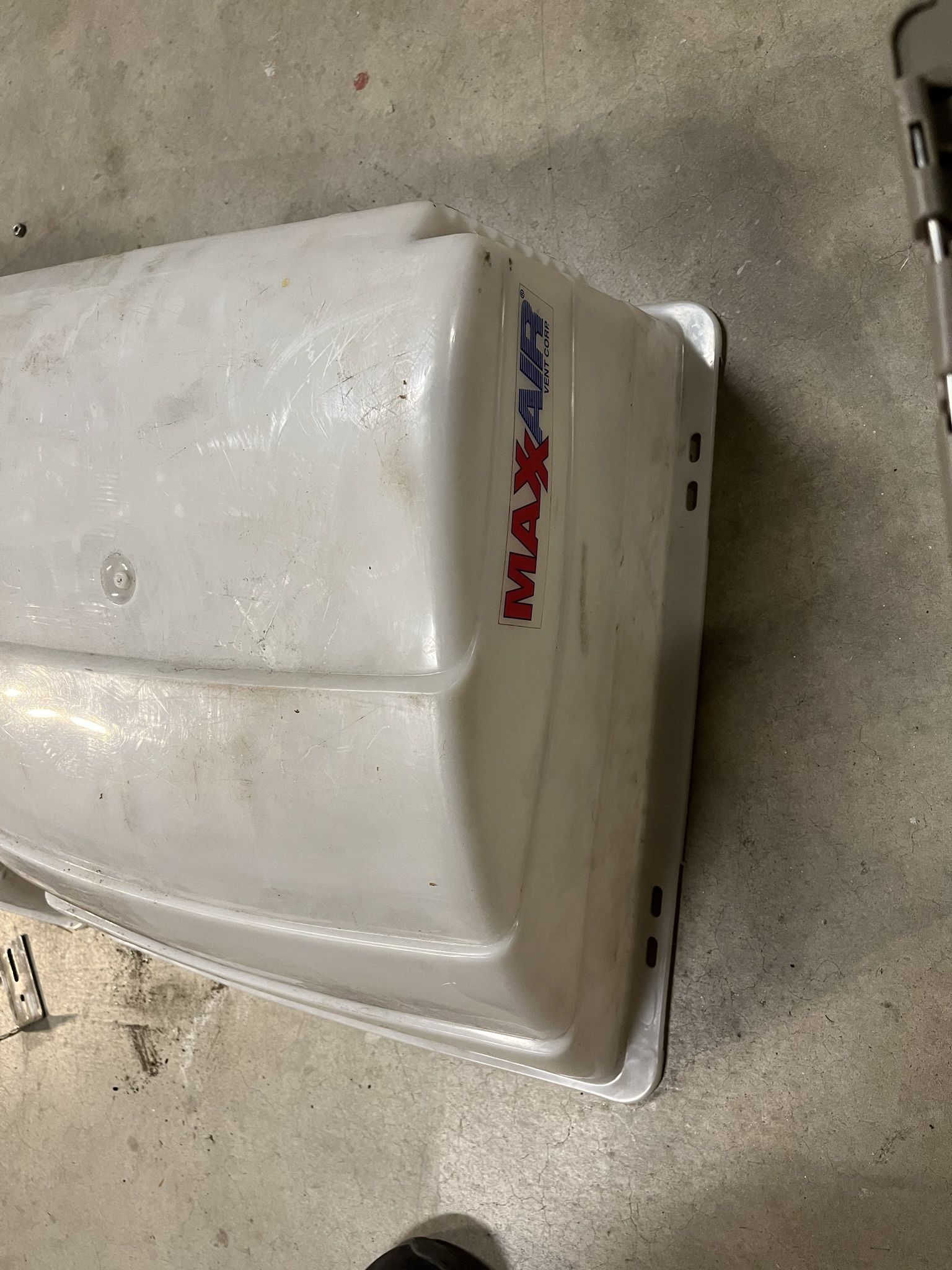 2 Max Air Vent Covers For Rv , Toyhauler , camping Trailers   Very good condition