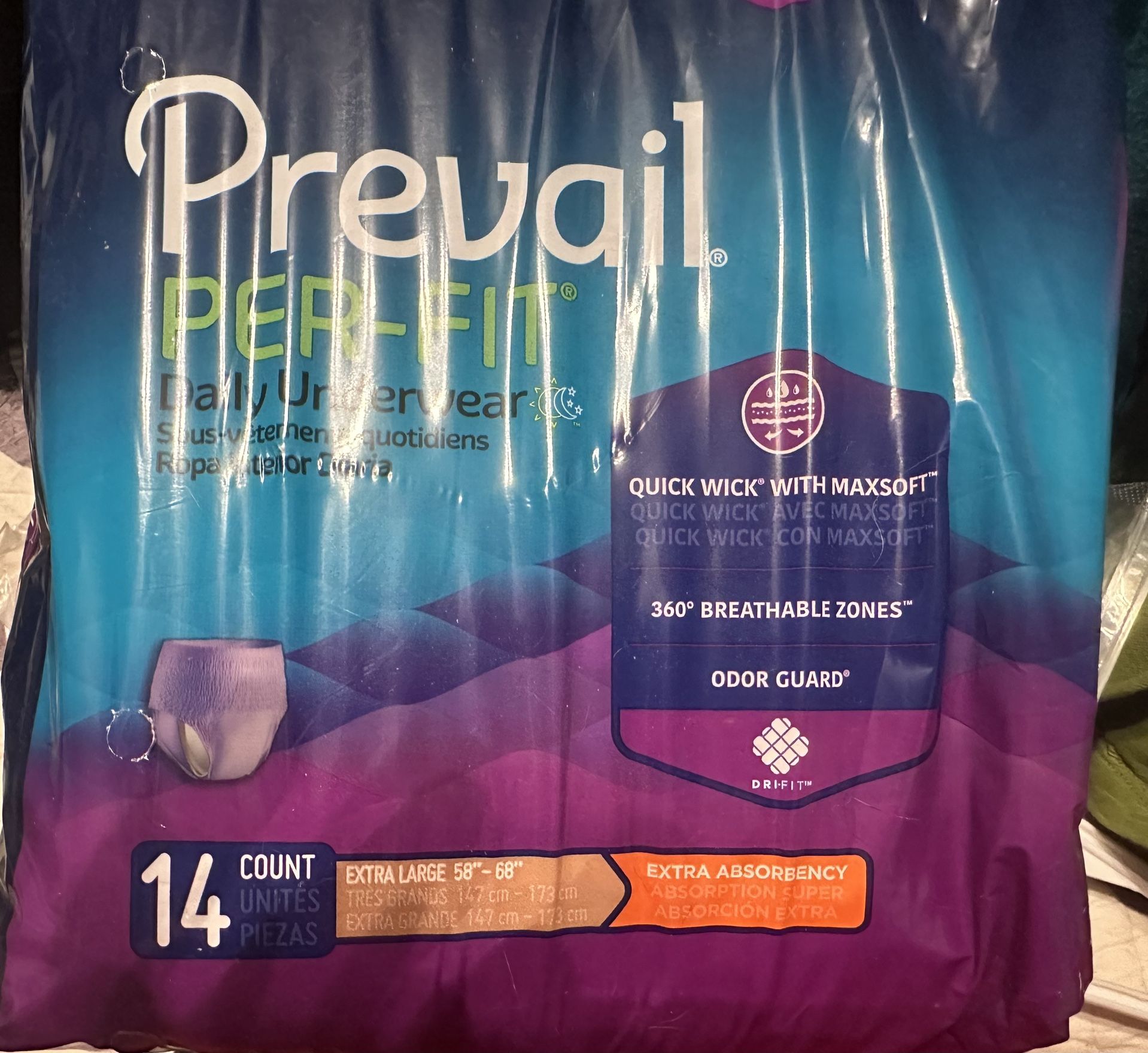 Prevail Unisex Adult Pull-up’s $5 Each Pack