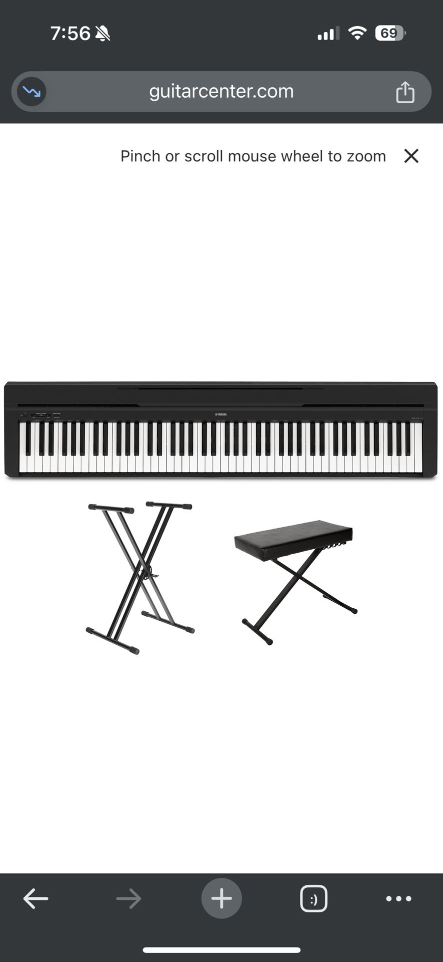 Yamaha P45 Digital piano 88 Key