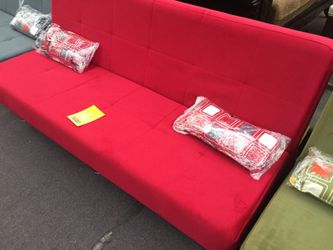 Red sofa