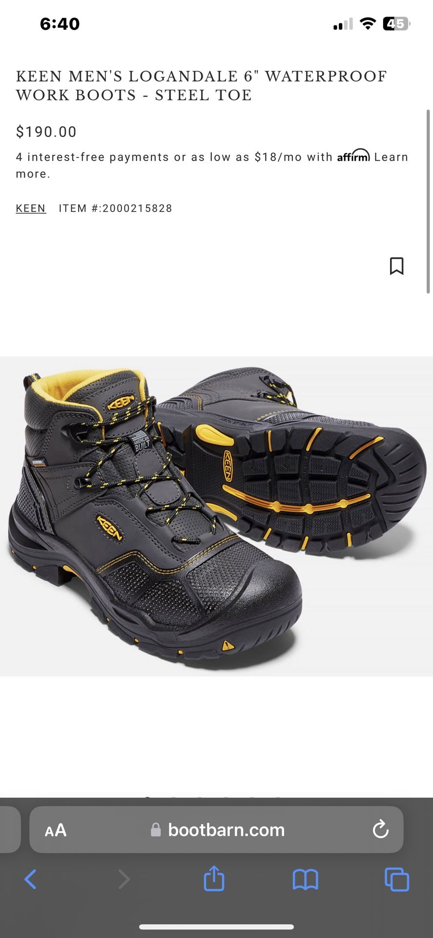 Keen Boots