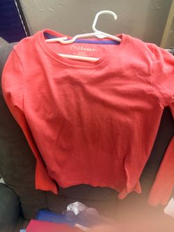 Girls Hanes long sleeve shirt size 8