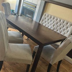 Table & Chairs & Bench