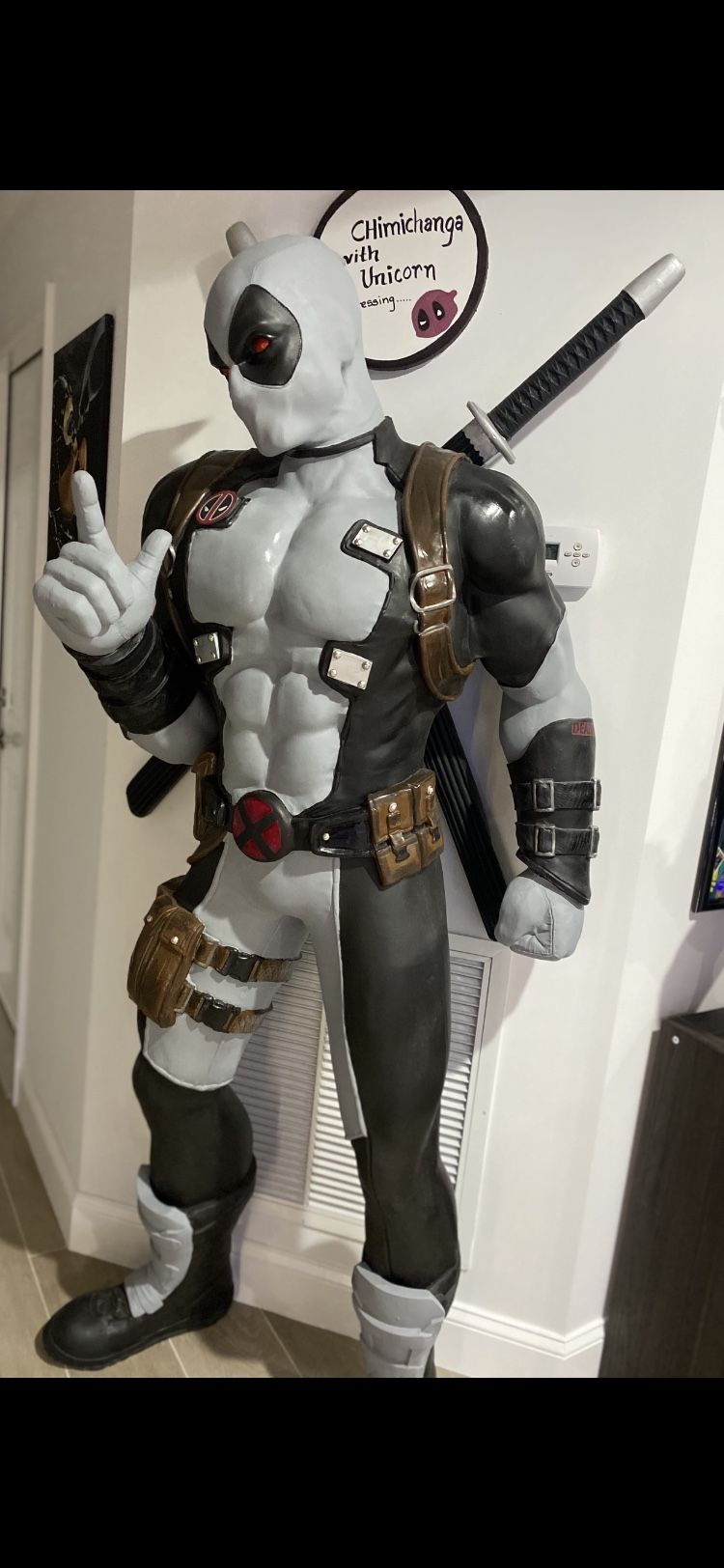 X-Force Dead Pool Life Size Statue