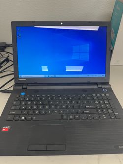 Toshiba Laptop – AMD A4, 4GB RAM, 500GB HDD, Windows 10