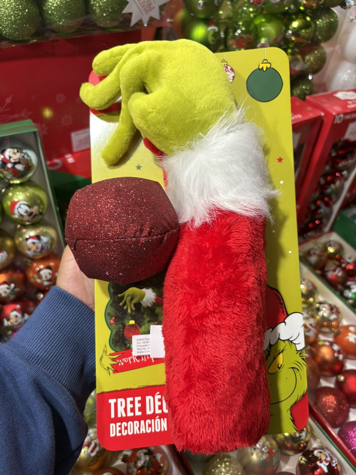 Grinch Hanging Hand